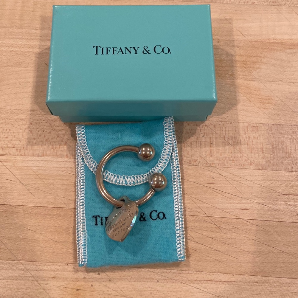 Tiffany Heart Key Ring